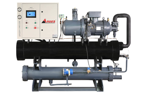 kupować 100hp Chiller o niskiej temperaturze, chłodzony wodą, w rodzaju śrubowym, o wydajności glikolu etylenowego -30°C online manufacture