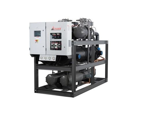 kupować 280HP Anges Chiller Chłodzony wodą agregat śrubowy do przemysłu opakowaniowego i poligraficznego online manufacture