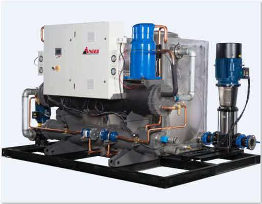 kupować 120HP Zintegrowany system agregatu przemysłowego Chłodzony wodą Typ śrubowy online manufacture