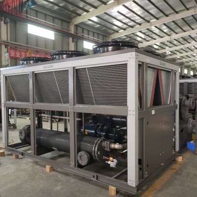 kupować 170hp R134a Chiller śrubowy chłodzony powietrzem do tworzyw sztucznych wstrzykiwających online manufacture