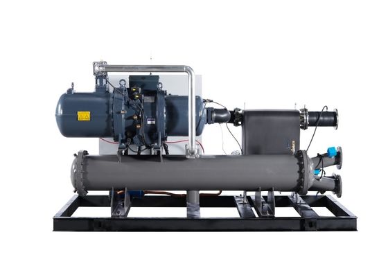 kupować 85ton 85hp chłodniczy chłodzony wodą Hanbell kompresor śrubowy z parownikiem online manufacture