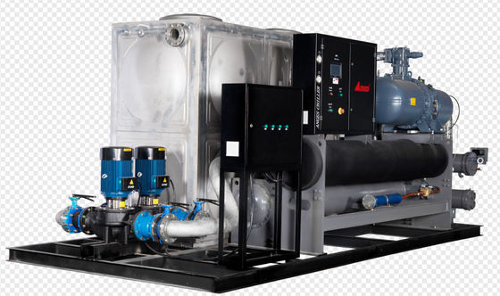 kupować 40HP chłodnicy śrobowej chłodzonej wodą Proces przemysłowy Chłodnicy wodne do druku i linia laminacji folii BOPP online manufacture