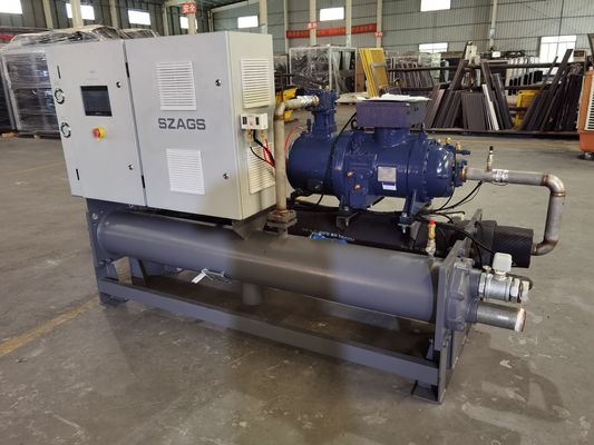 kupować 60hp Chiller typu śrubowego schłodzony wodą z sprężarką Hanbell do chłodzenia online manufacture
