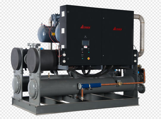 kupować 100HP chłodnicy śrobowej chłodzonej wodą Proces przemysłowy Chłodnicy wodne do druku i linia laminacji folii BOPP online manufacture