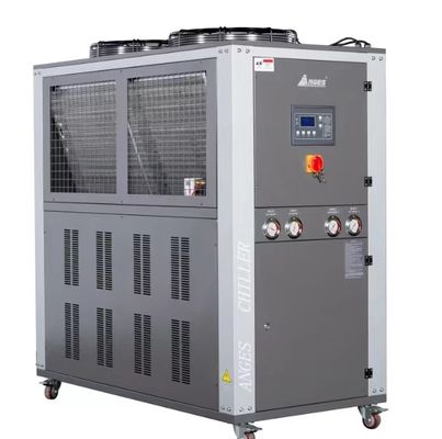 kupować Chiller do wody przenośny o chłodzonym powietrzem pojemnością 10 ton, pojemnością 20 ton Chiller przemysłowy dla przemysłu formowania wtryskowego online manufacture