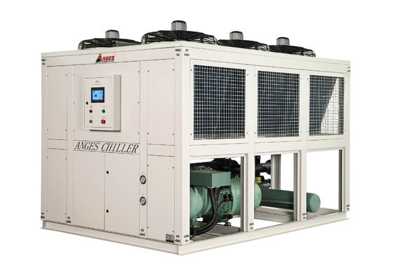 kupować Chiller typu śruby przemysłowej o mocy 100 KM z dwoma systemami chłodzenia Chiller śruby wody glikolu chłodzonego powietrzem online manufacture