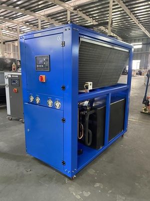 kupować Ekologiczny chłodnik oszczędzający energię 20kw system chłodzenia rurami całkowicie miedzianymi chłodnik środowiskowy 8HP online manufacture