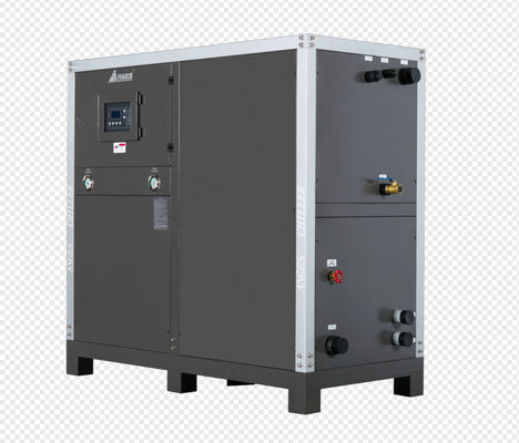 kupować R410A Chłodnik 20HP System chłodzenia rolkowego chłodzonego wodą z 1 kondensatorem energooszczędny precyzyjny dla różnych gałęzi przemysłu online manufacture