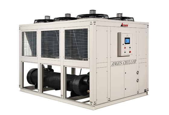 kupować 200HP Chiller przemysłowy typu śrubowego chłodzonego powietrzem Śrubowy chłodzący wodą do rozwiązania chłodzenia o wysokiej wydajności online manufacture