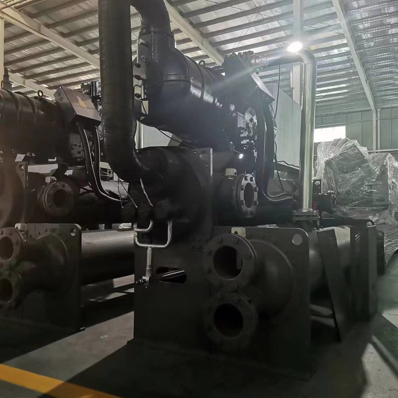 60hp Chiller o ochłodzeniu wodnym zintegrowany system półhermetyczny typ śruby