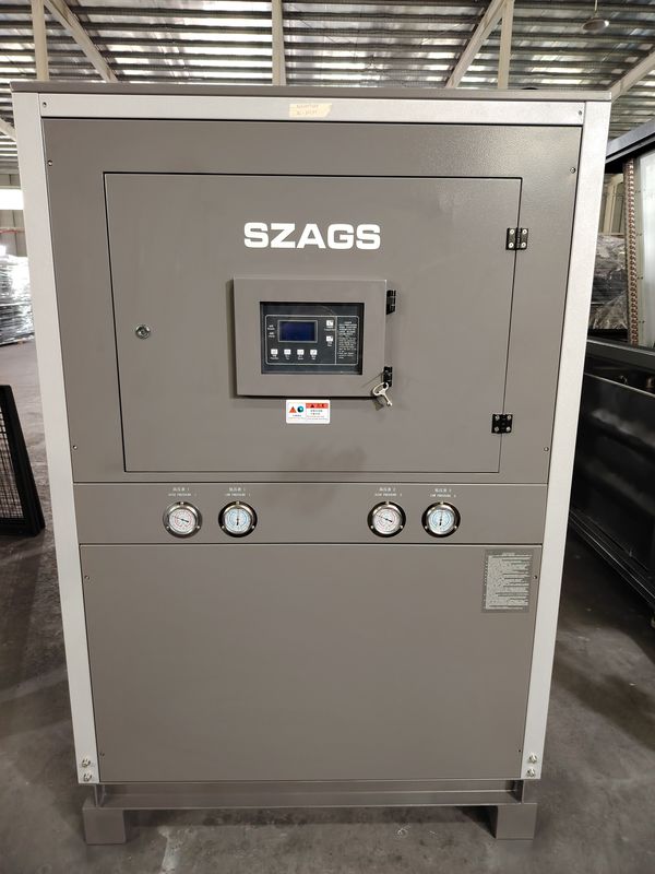 Przemysłowe rozwiązanie chłodnicze 20HP Chiller chłodzony powietrzem do energooszczędnego formowania wtryskowego/galwanizacji/chłodzenia laserowego