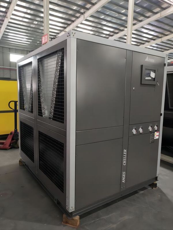 30HP Przemysłowy system chłodzenia chłodzonego powietrzem typu rolkowy Chiller wodny Przenośny system chłodzenia do procesów wtrysku
