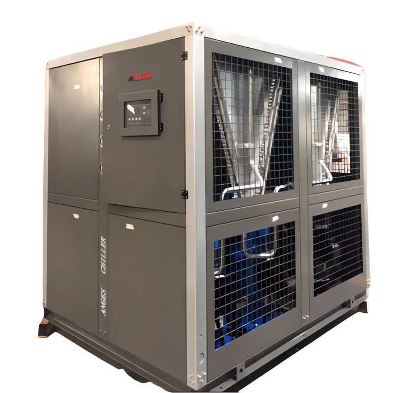 30HP Przemysłowy system chłodzenia chłodzonego powietrzem typu rolkowy Chiller wodny Przenośny system chłodzenia do procesów wtrysku