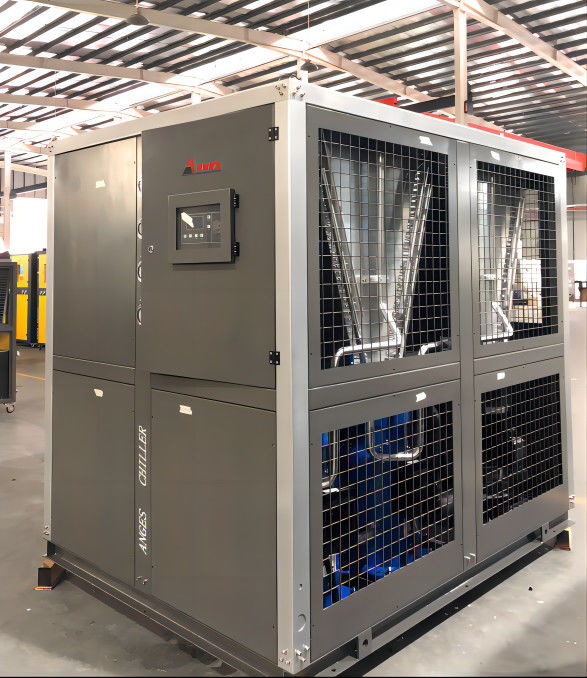 30HP Przemysłowy system chłodzenia chłodzonego powietrzem typu rolkowy Chiller wodny Przenośny system chłodzenia do procesów wtrysku