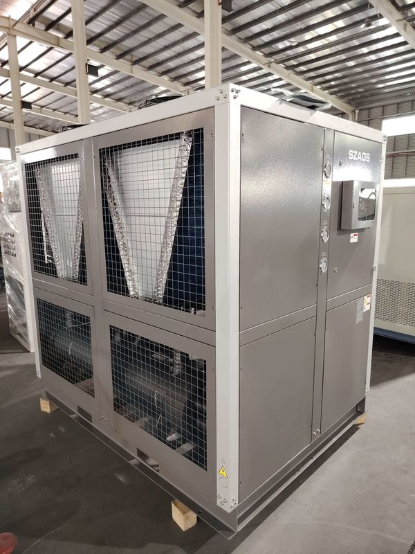 30TR Chiller chłodzony powietrzem 110kW Chiller typu rolkowego glikolu Chiller wody przemysłowej China Manufacturer
