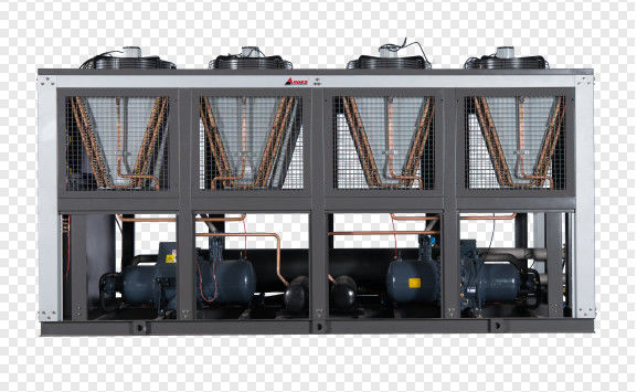 Emerson Solenoid Valve 75HP Chiller śrubowy chłodzony powietrzem do druku i linii laminacji folii BOPP