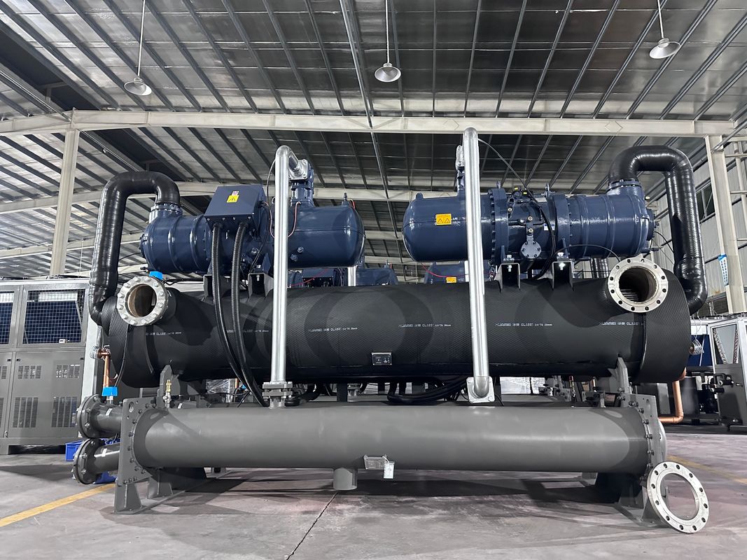200HP Chiller śrubowy chłodzony wodą przemysłowy z 2 kompresorami System do rozwiązań chłodzących