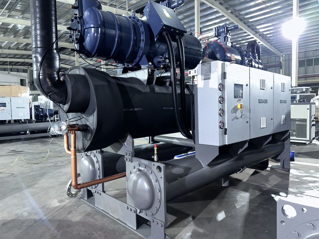 200HP Chiller śrubowy chłodzony wodą przemysłowy z 2 kompresorami System do rozwiązań chłodzących
