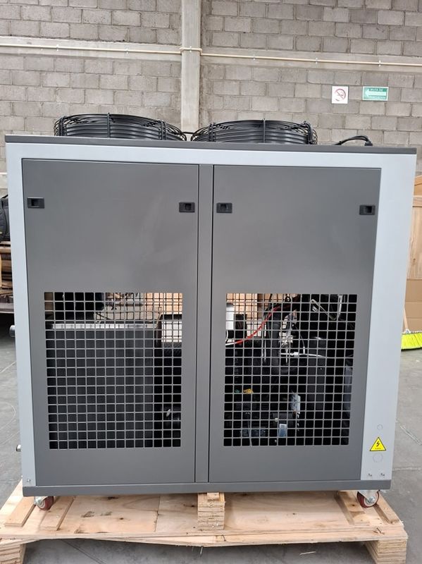 5HP Industrial Water Cooler Przetwarzanie tworzyw sztucznych 5RT Chiller Chilled Air For Pharmaceutical Chemical Cooling Kondensator rury miedzianej