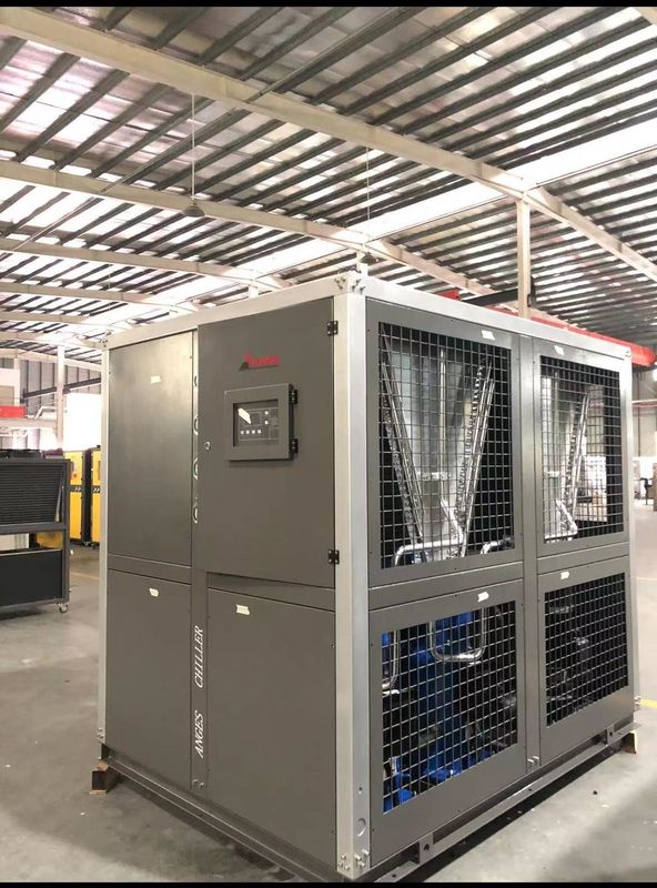 30HP Chiller stopu przemysłowego Wypłyn miedziano-niklowego stopu R407C Ekologiczne Chłodnik Do Centrum Obróbki CNC
