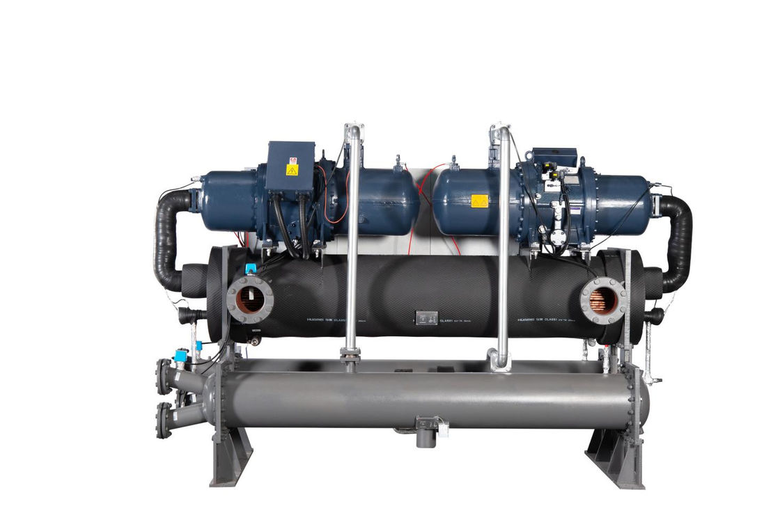 Energooszczędny 240HP chłodnik śrubowy chłodzony wodą do linii formowania wtryskowego o dużej pojemności