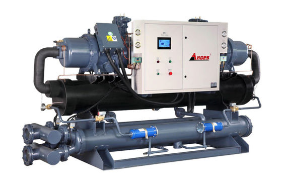 250hp śruby Chiller Shelli i Tube Chiller Package Unit dla przemysłu formowania dmuchowego